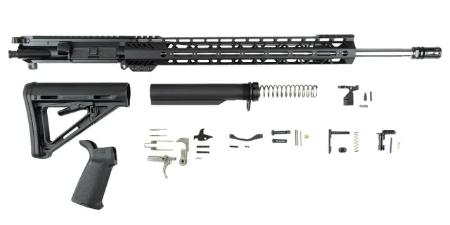 PSA 20" Rifle-Length 5.56 NATO 1/7 Stainless Steel 15" Lightweight M-lok MOE EPT Rifle Kit