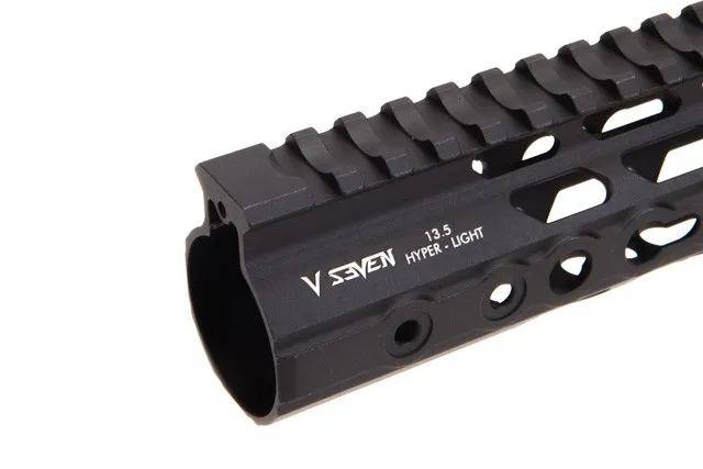 V Seven MAGNESIUM HYPER-LIGHT AR-15 KEYMOD HANDGUARD - 13.5"