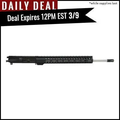 PSA 20" Rifle-Length .224 Valkyrie 1/7 Stainless Steel 15" M-LOK Upper with BCG & CH - 5165447845