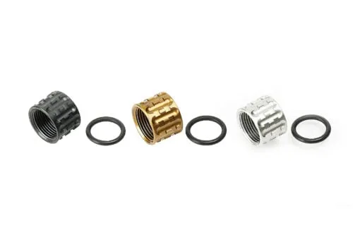 Lantac TP-Pro Knurled Thread Protector 1/2-28 - Stainless