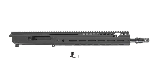 PSA JAKL 14.5" Rifle length Upper Assembly 5.56 NATO 1:7 Nitride w/Knurled CH, BCG & KeyMicro, Smoke