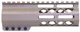 Guntec USA AR-15 6in Air-Lok Series M-LOK Compression Free Floating Handguard w/ Monolithic Top Rail Flat Dark Earth