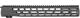 Grey Ghost Precision AR-10 M-LOK Handguard 15 in Sniper Grey Cerakote