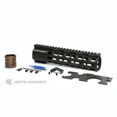 Griffin Armament Low Pro Rigid M-LOK Rail 8.6in Black Large