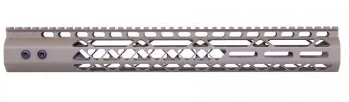 Guntec USA .308 Caliber Air Lite Series M-LOK System Free Floating Handguard w/Monolithic Top Rail 15in Cerakote FDE
