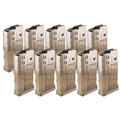AR 308 L7AWM Translucent Dark Earth Magazine 20-Rd