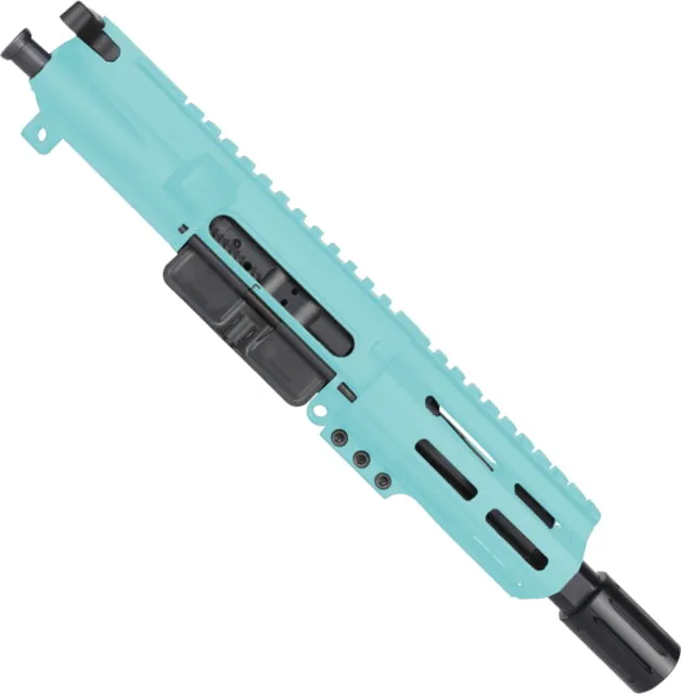 ABC RIFLE COMPANY AR-15 7.62x39mm Micro Pistol 5in Barrel M-LOK Handguard Upper Receiver w/BCG And Charging Handle Robbin's Egg Blue