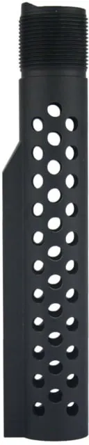 JE Machine Tech DPMS Platform MIL-SPEC Skeletonized Buffer Tube Dot Pattern Black