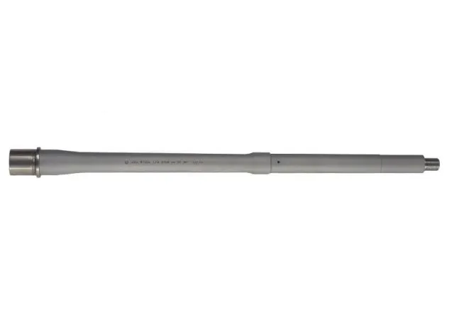 Ballistic Advantage Premium Series Rifle Barrel AR-15 .223 Wylde 16 in Tactical Government Barrel .750 in Mid Length 1/2x28 Bead Blasted Gray