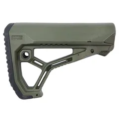 FAB Defense AR-15/M4 Skeleton Style Buttstock For Mil-Spec/Commercial Tubes OD Green