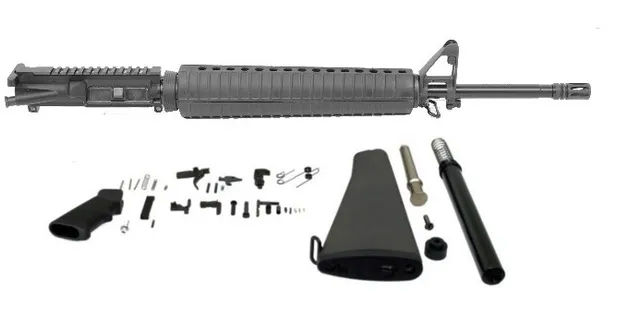 PSA 20" Rifle Length 5.56 NATO 1/7 Nitride A2 Freedom Rifle Kit - 7788893