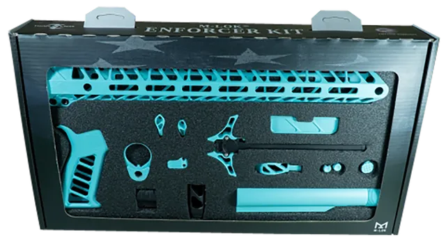 Timber Creek Outdoors TCO Enforcer Complete Build Kit for AR-15, Robin's Egg Blue