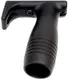 A3 Industries Compact Shorty Vertical Grip w/ Integrated Handstop 100 Degree 3.00In Knurled Aluminum Grip Aluminum Base Black