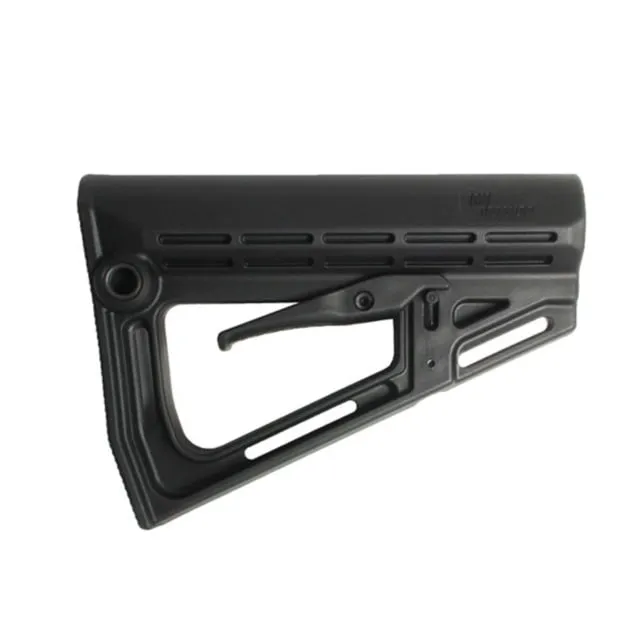IMI Defense TS-1 Tactical AR-15 M16 M4 Collapsible AR Buttstock w/Overmolded Buttplate Black