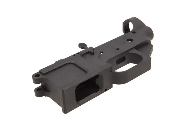 JP Enterprises 9mm billet lower receiver kit w/ mag catch, ejector, pin, spring and screws