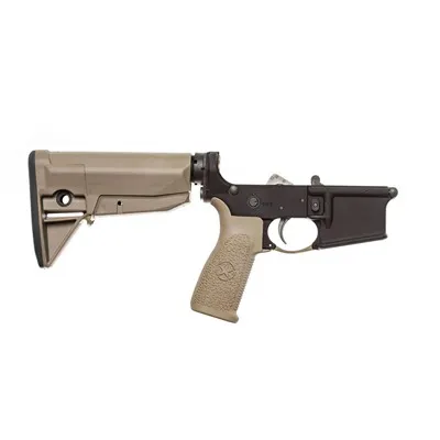 Bcmgunfighter Complete Lower Receiver W/ Gunfighter Stock FDE