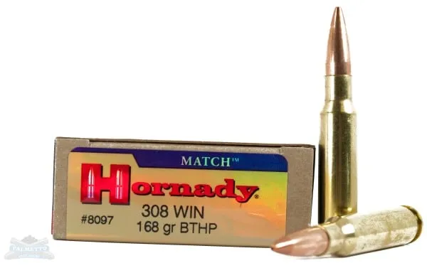 Hornady 308 168gr HPBT Match Ammunition 20rds