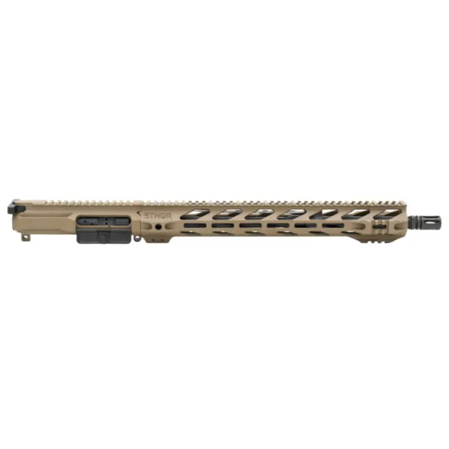 STNGR AR-15 .223 Wylde 16in M-LOK Complete Upper Receiver w/15in RPTR Handguard BCG & CH Flat Dark Earth Cerakote