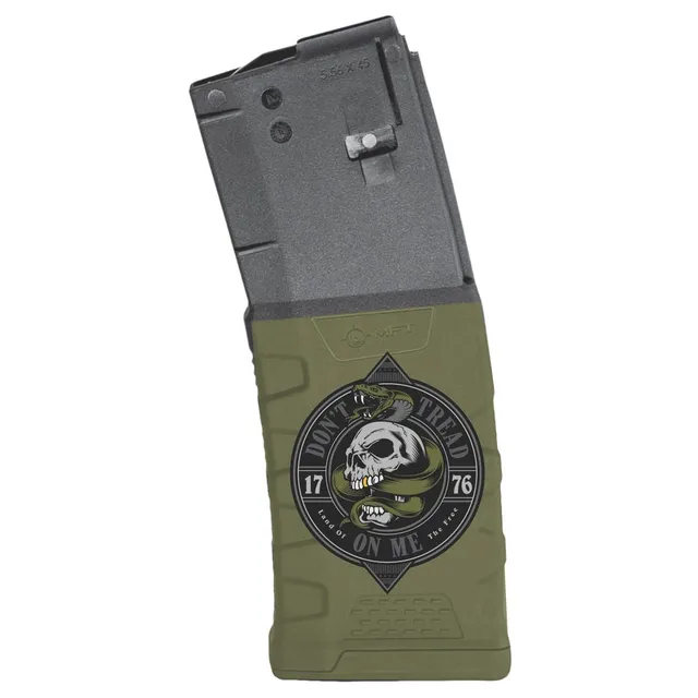 Mission First Tactical Extreme Duty 30rds .223 Remington/5.56x45mm Don't Tread on Me Graphic Magazine