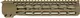 Dark Storm Industries DS-15 AR-15 Typhoon M-LOK Handguard FDE Cerakote 10in