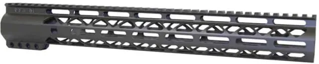 Guntec USA AR-15 15in Air-Lok Series M-LOK Compression Free Floating Handguard w/ Monolithic Top Rail Anodized Red