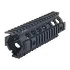 Carbine/M4 Enhanced Drop-In Battlerail - 7" BLK