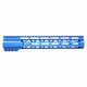 Guntec USA AirLok Series M-LOK Compression Free Floating Handguard w/Monolithic Top Rail 12in Blue