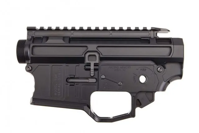 Ascend Armory AR-15 Lightweight Matched Billet Receiver Set - 7075 No Forward Assist