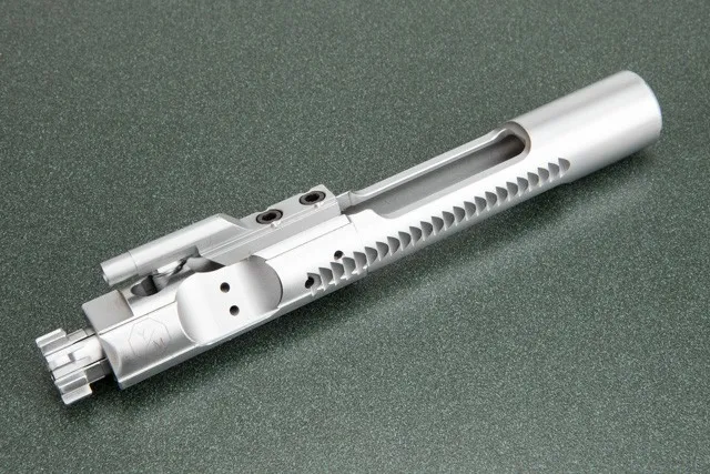 Young Mfg Chrome Bolt Carrier Group - LEFT HAND Full Auto