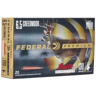 Swift 6.5 Creedmoor 130gr Scirocco II 20/Box