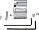 Presma Adjustable Low Profile Gas Block .750 in 223/5.56/308 Caliber Silver