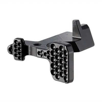 AR-15 ABC/R V3 Bolt Catch Rearward Bias Dimpled Black