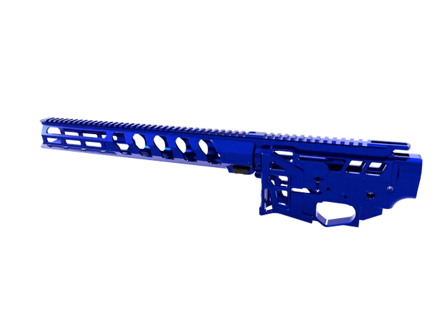 LeadStar LSA-15 Skeletonized Receiver Set with Ravage Buttstock, Blue ‒ LSA-92DSDK6F