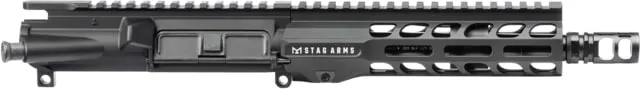Stag Arms AR-15 Tactical Right Hand Upper Receiver .300 AAC Blackout 8in Barrel GOV-CMV Profile 1-7 Twist 1/2 x 28 Thread VG6 Delta Black