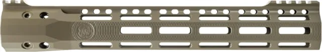 Troy Industries X Series Free Float M-LOK Handguard AR-15 Aluminum Battle Rail FDE 12.5in