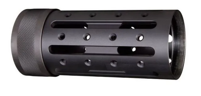 Hogue AR15/M16 Alum. 4.5in. OAL 3 Gun Free Float Forend Extension w/ Accessory Attachments Black