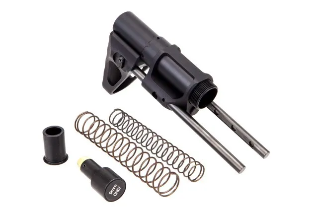 MVB Industries PDW ARC Stock 9MM Buffer 5 position AR15 - Titanium