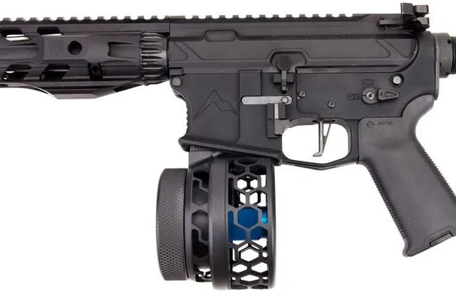 F5 MFG AR-15 .223/5.56 Skeletonized Drum Magazine - 50 RD