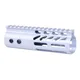 Guntec USA 6" Ultra Lightweight Thin M-LOK Free Floating Handguard w/ Monolithic Top Rail Anodized Clear