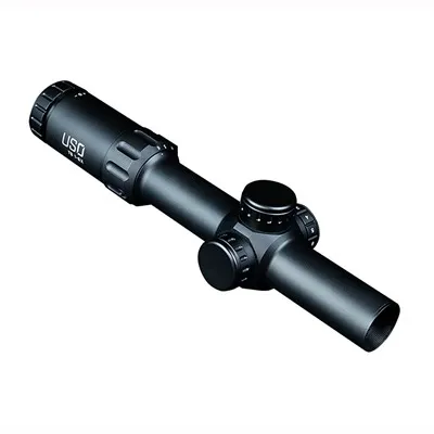 1-6x24mm SFP Illuminated Simple Crosshair Reticle Black