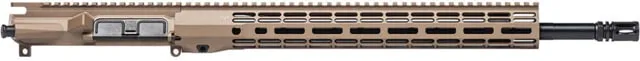 Aero Precision Complete Upper Receiver M4E1-T 5.56x45mm NATO 18in Government Rifle Length 1 in 7 1/2 x 28 15in A2 Flash Hider Cerakote FDE