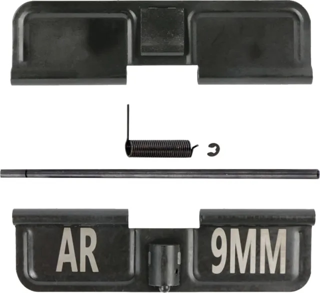 ABC RIFLE COMPANY AR Engraved Ejection Port Dust Cover Assembly 9mm Luger Black