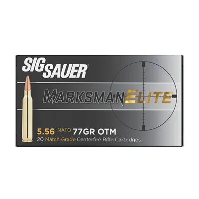Marksman Elite 5.56x45 NATO 77gr Match Open-Tip Match 20/Box