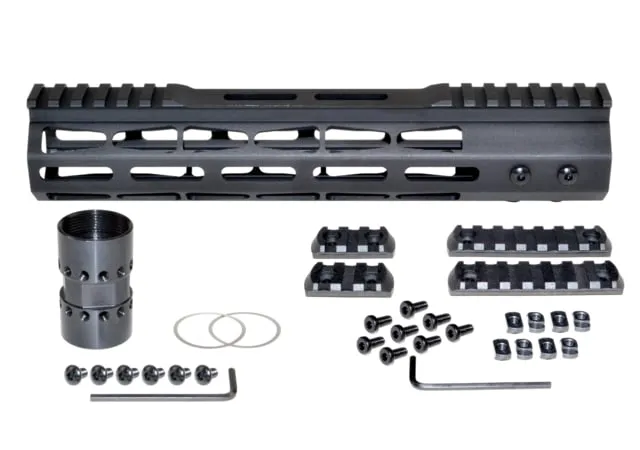 Presma AR-15 Super Light M-LOK Series Free Float Handguards with Partial Top Rail 10in Black