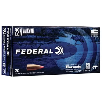 Varmint Predator 224 Valkyrie 60gr V-Max Polymer Tip 20/Box