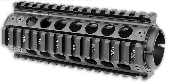 Midwest Industries Gen 2 Sportical Carbine Length Two Piece Drop In Handguard - MCTAR-17SG2