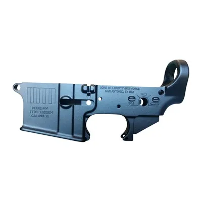 Recievers M4 Rebellious Stripes Stripped Lower Receiver Black