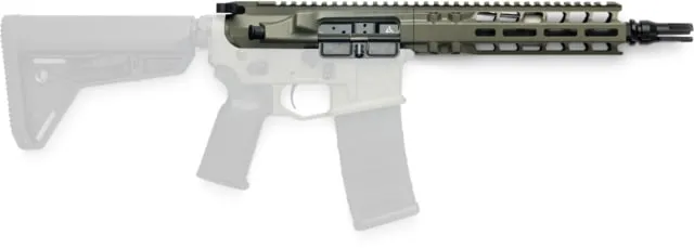 Radian Weapons Model 1 Complete Upper Receiver .300 AAC Blackout 9 in Barrel Custom Pistol Length 1-5 Twist 1/2x28 Thread M-LOK Deadair Flash Hider OD