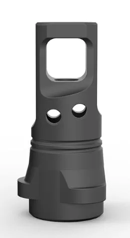 Breek Arms Echo Single-Port Muzzle Brake for Breek-LOK 3QD - 9mm 1/2x28 TPI