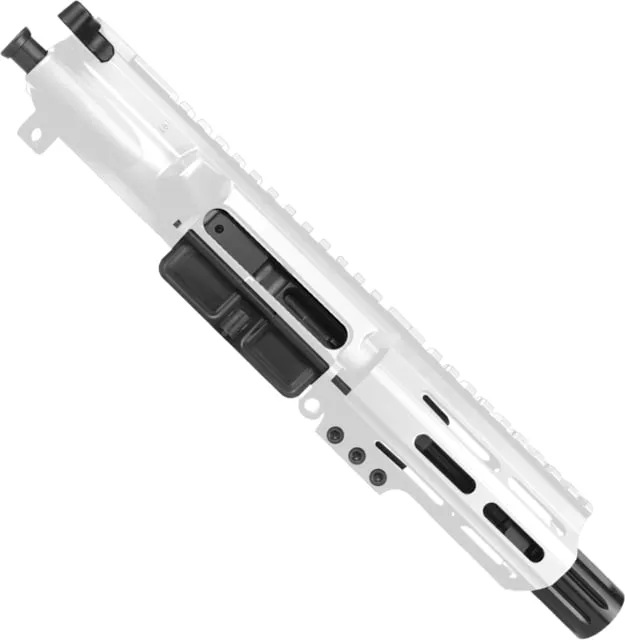 ABC RIFLE COMPANY AR .40 S&W Pistol 4in Barrel M-LOK Handguard Complete Upper Receiver w/BCG And Charging Handle White